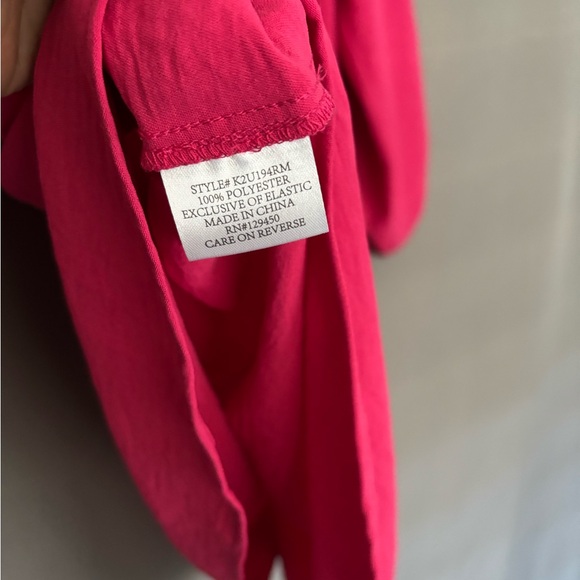 NWT Pink Women's Top by Fred David long sleeve - Picture 5 of 6